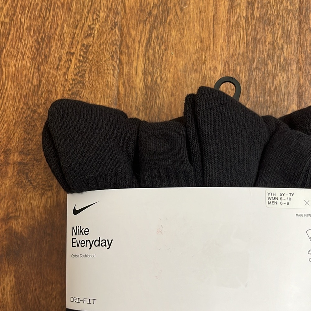 Nike Everyday Crew Cotton Cushioned Socks 6 Pack - Picture 4 of 17